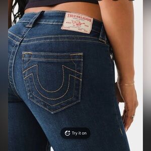 True Religion Women's Dark Blue Jeans